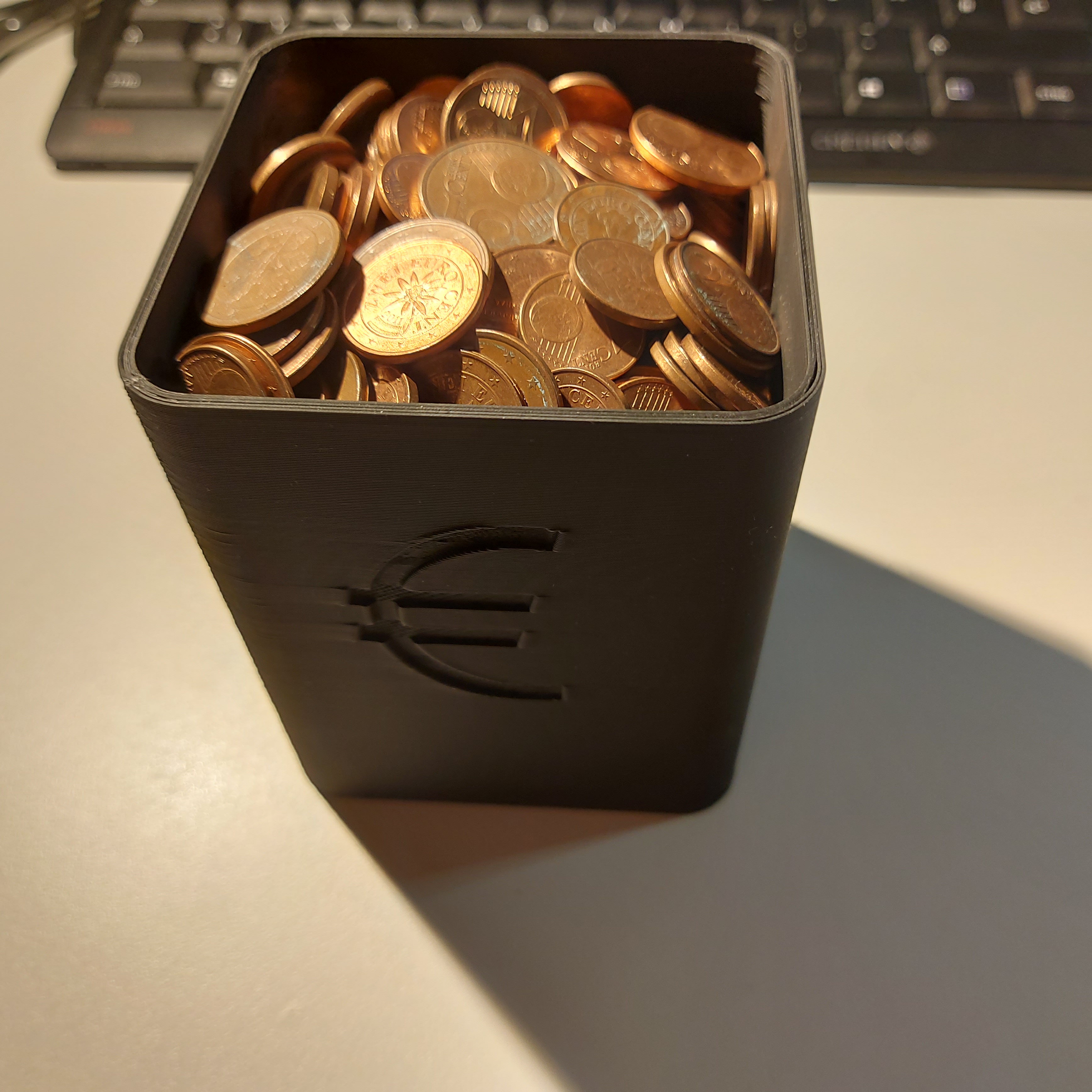 money box piggy bank organize simple easy print fdm 3D print model - Mito3D