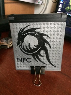 money clip nfc tag cash pouch purse 3d printer accessories 3d print model - Mito3D