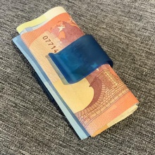 money clip fermasoldi simbolo dell'euro casa i biglietti soldi euro 3d print model - Mito3D