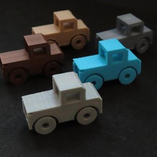 money gift truck various toy car 3d print model - Mito3D
