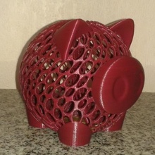 dinheiro de porco moeda bancária casa 3d print model - Mito3D