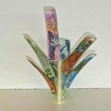 money tree does grow trees home unique thing statue special snowflake ornament simple present office novelty novel new model joke innovative holder gift funny fun finance figurine easy dollar decorative decor coins coin clever business artistic art 3d print model - Mito3D