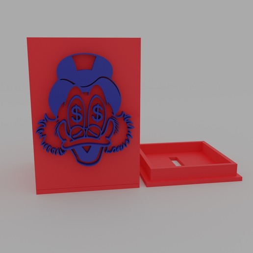 moneybox scrooge mcduck disney box 3D print model - Mito3D