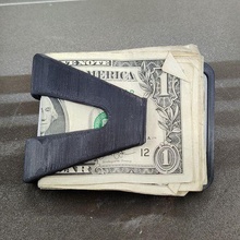 moneyclip wallet money clip card holder minimalist 3d print model - Mito3D