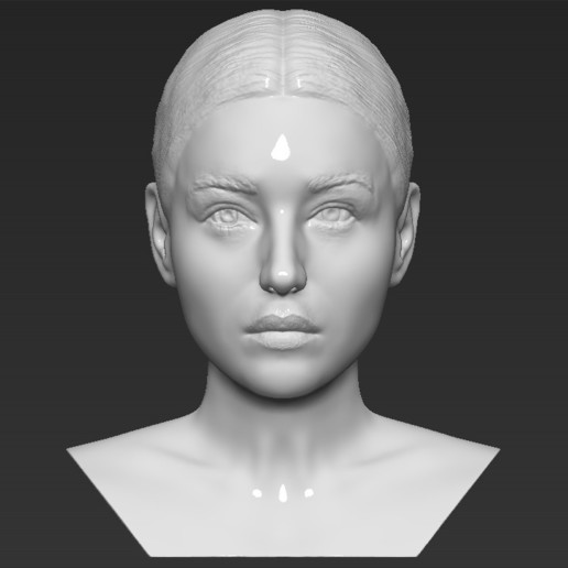 monica bellucci busto de la impresión en 3d listo stl, obj formatos art marylin monroe sofía lore italia james bond hollywood jolie belleza mujer actriz celebridad 3D print model - Mito3D