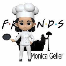 Monica Geller funko Chibi Lachen Spielzeug Karikatur getroffen Mutter Freunde 3d print model - Mito3D
