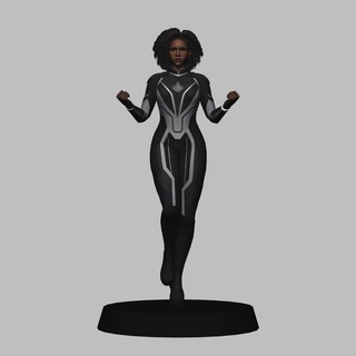 monica rambeau - marvels low poly 3d print Game marvel the photon mcu cinematic universe 3d print model - Mito3D