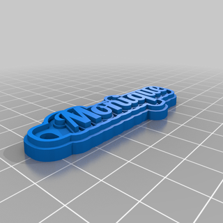 monique personalizado llaveros 3d print model - Mito3D