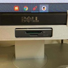 monitor mounted soporte USB cubo artilugio 3d print model - Mito3D