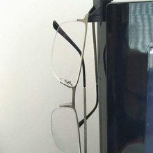 monitor eyeglass hanger eyeglasses glasses organization 3d print model - Mito3D