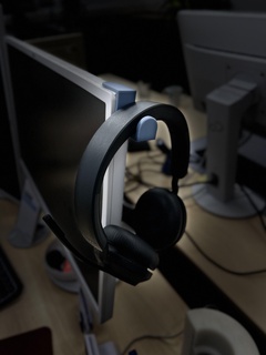 monitor headset holder 3d print model - Mito3D