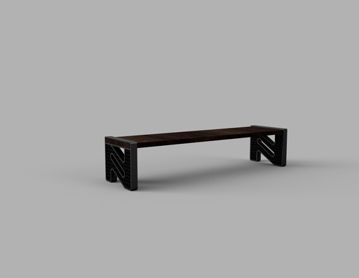 monitor table 3d print model - Mito3D
