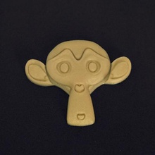 monkey 3d various magnet keychain key chain pet pending slopes relief remix suzanne version 3d print model - Mito3D