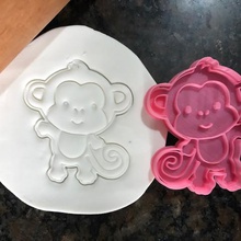 monkey cutter cookie home cutting animals cutters 3d print model - Mito3D