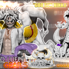 monkey d luffy gear 5 - sun god nika 3d print model - Mito3D