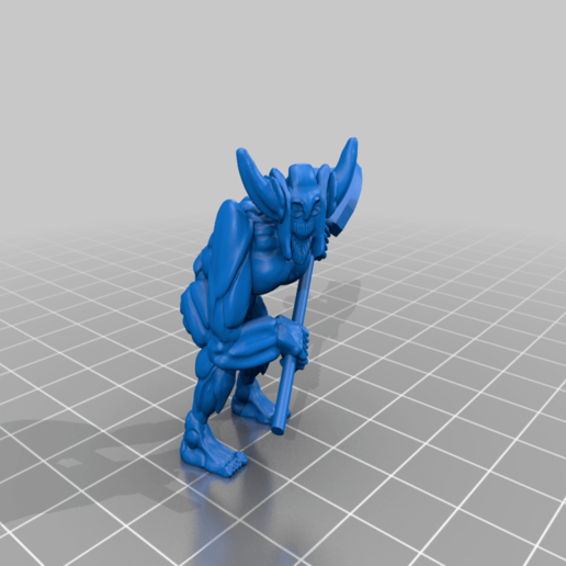 monkey demon art creatures 3D print model - Mito3D