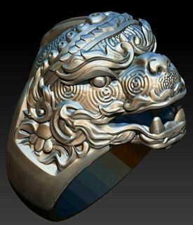 scimmia hanuman squillare braccialetto solitario gioielleria diamante gioielli zaffiro oro orecchino carattere nozze arte 3d print model - Mito3D