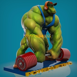 maymun Hulk mutant dimka134russ stl hayret Comix heykel Örümcek Adam xman hayvan 3d baskı güçlendirici vücut geliştirme spor Crossfit 3d print model - Mito3D