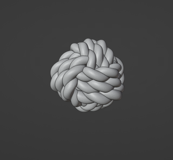 monkey knot candle mold 3d print model - Mito3D