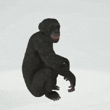 maymun model hayvan oyuncak Sanat düşük poli 3d print model - Mito3D