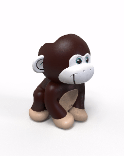 scimmia matita titolare supporto stl casa 3d stampabile stampa file scrivania organizzatore divertente creativo unico regalo per amante animale Stazionario gorilla primate 3d print model - Mito3D