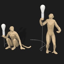 monkeys lamps 3d print model - Mito3D