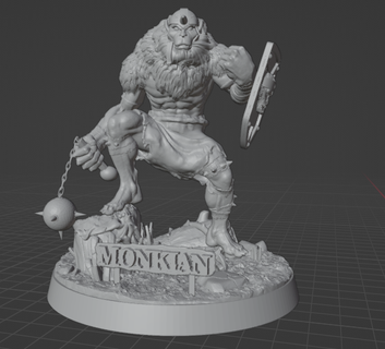 monkia thundercats mutant 3d print model - Mito3D