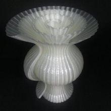 enrolamento único vaso a casa decoração decorativos o de flor da espiral torcida do vasos modo 3d print model - Mito3D