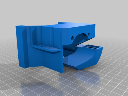 monomonster + bltouch 5015 abl anycubic kobra go fan shroud kobrago 3d printer parts 3d print model - Mito3D