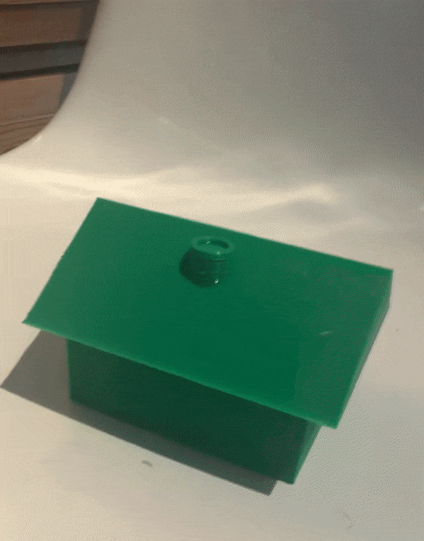Monopólio casa dinheiro banco fácil impressão partes verde 3D print model - Mito3D
