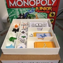 monopoly junior oyun par ctrl tasarım jouet Monopol jeu 3d print model - Mito3D