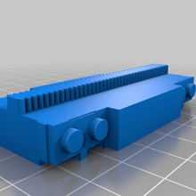 monotrilho trimestre pista Lego compatível Construction_toys 3d print model - Mito3D