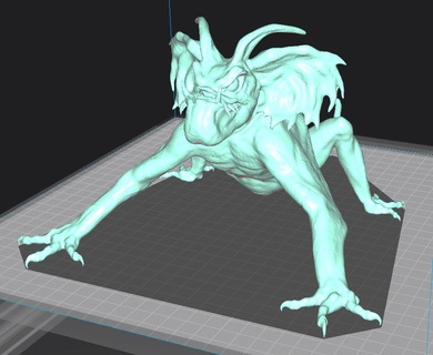 mostro mostro creatura brutta mostro 3d print model - Mito3D