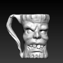 monster mug 3d print model - Mito3D