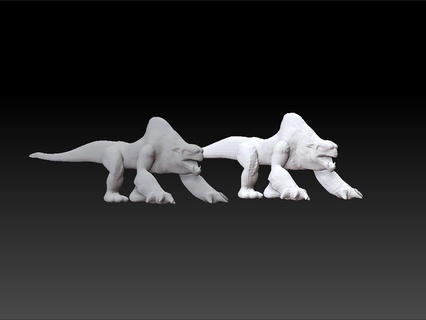monster - alien wild game 3d print model - Mito3D