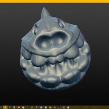 monster ball game toy 3d print model - Mito3D