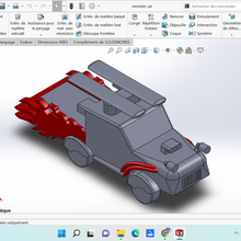 monster car - 3d model 3d print model - Mito3D