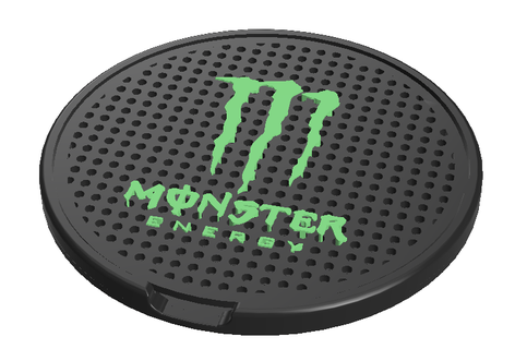 monster coasters 3d print model - Mito3D