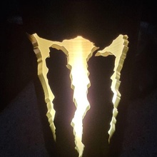 monster energy lamp 3d print model - Mito3D