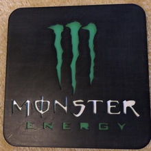 monster energy vari il nome del marchio deco calcio veicolo gara moto gp 3d print model - Mito3D