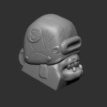 monster helmet art keycaps keycap 3d print model - Mito3D