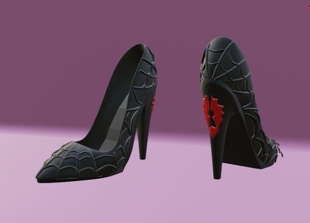 canavar yüksek Elvira kopya ayakkabı oyuncak bebek Sanat aksesuarlar özel 3d print model - Mito3D