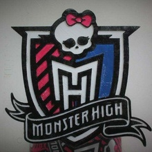 monstre haute bouclier logo mode 3d 3d print model - Mito3D