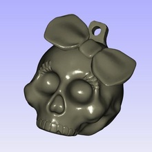 monster high skull game toy 3d print model - Mito3D