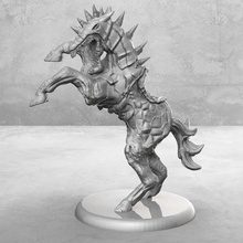 monster horse - tabletop miniature game creature dnd dungeons dragons fantasy games gloomhaven halloween mage magic mini miniatures pathfinder rpg warhammer toy 3d print model - Mito3D