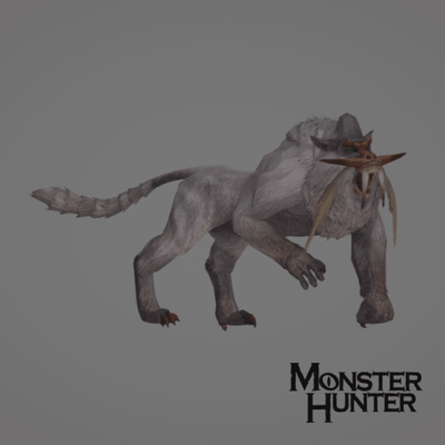 monstro caçador blangonga mundo subir modelo demonios zinogre odogaron rathalos rathian capcom 3d brinquedo cosplay pobre 3d print model - Mito3D