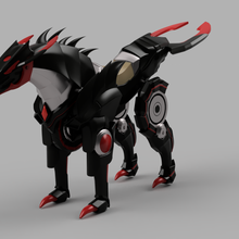 monstruo cazador subir almudron set dog perro 3d print model - Mito3D