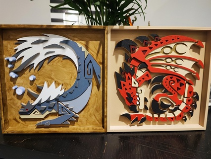 monstro caçador tobi kadachi prato arte Caçador monstros 3d print model - Mito3D