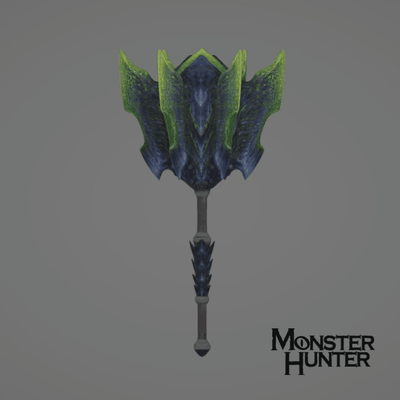 mostro cacciatore mondo brachydios martello gioco aumento modello diavoli zinogre odogaron rathalos rathian capcom 3d giocattolo cosplay lowpoly 3d print model - Mito3D