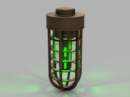 monstro caçador mundo batedoras lanterna arduino 3d print model - Mito3D